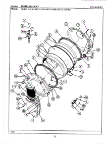 11 - Tumbler-Gray parts for Maytag Dryer GDG212 from AppliancePartsPros.com