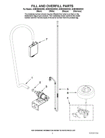 06 - Fill And Overfill Parts parts for Maytag Dishwasher ADB2500AWQ2 from AppliancePartsPros.com