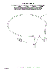 05 - Heater Parts parts for Maytag Dishwasher MDB7851AWB10 from AppliancePartsPros.com