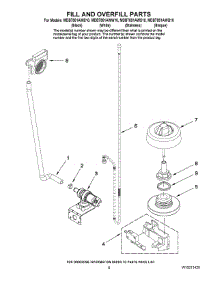 06 - Fill And Overfill Parts parts for Maytag Dishwasher MDB7851AWS10 from AppliancePartsPros.com