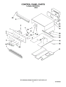 05 - Control Panel Parts parts for Maytag Oven CWE5100ACB10 from AppliancePartsPros.com