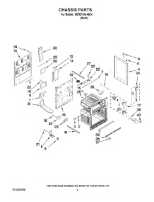 03 - Chassis Parts parts for Maytag Range MER6755AAB24 from AppliancePartsPros.com