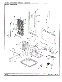 08 - Unit Compartment & System parts for Admiral Refrigerator GDNS20M92 / CP10A from AppliancePartsPros.com