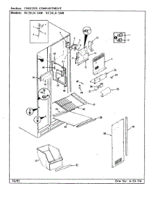 08 - Shelves & Accessories parts for Admiral Refrigerator GDNT18M92 / CF45A from AppliancePartsPros.com