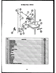 03 - Ice Maker Parts parts for Amana Refrigerator GFD140 from AppliancePartsPros.com