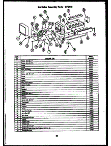 04 - Ice Maker Parts parts for Amana Refrigerator GFD140 from AppliancePartsPros.com