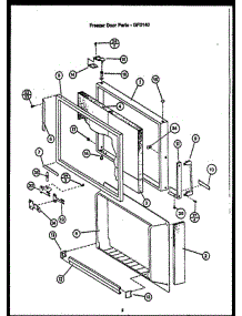 07 - Page 1 parts for Amana Refrigerator GFD140 from AppliancePartsPros.com