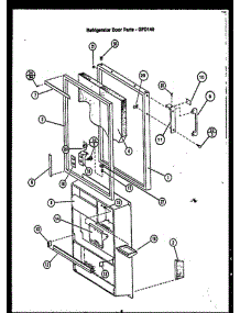 08 - Ref Door Parts parts for Amana Refrigerator GFD140 from AppliancePartsPros.com