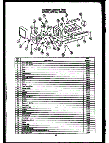 03 - Ice Maker Parts parts for Amana Refrigerator GFD180 from AppliancePartsPros.com