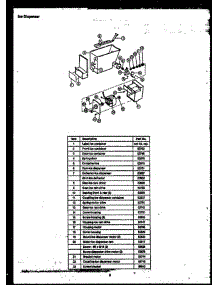 02 - Ice Dispenser parts for Amana Refrigerator GFD240 from AppliancePartsPros.com