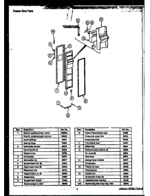 05 - Page 1 parts for Amana Refrigerator GFD240 from AppliancePartsPros.com