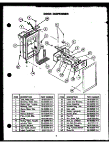 03 - Door Dispenser parts for Amana Refrigerator GFD240/MN04 from AppliancePartsPros.com