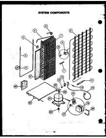 09 - System Components parts for Amana Refrigerator GFD240/MN04 from AppliancePartsPros.com