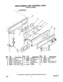 02 - Escutcheon\Control parts for Maytag Ice Machine GFIM18E5 from AppliancePartsPros.com