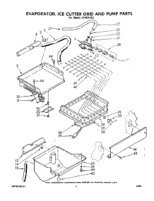 03 - Evaporator parts for Maytag Ice Machine GFIM18E5 from AppliancePartsPros.com