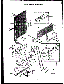 07 - Unit Parts parts for Amana Refrigerator GFS142/MN00 from AppliancePartsPros.com