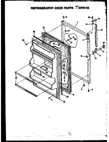 05 - Ref Door Parts parts for Amana Refrigerator GFS142/MN02 from AppliancePartsPros.com