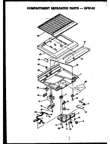 02 - Compartment Separator Parts parts for Amana Refrigerator GFS142/MN10 from AppliancePartsPros.com