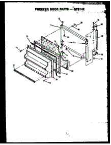 03 - Fz Door Parts parts for Amana Refrigerator GFS142/MN10 from AppliancePartsPros.com