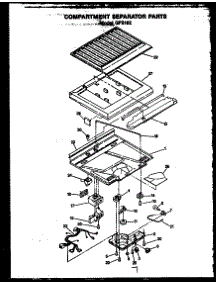 02 - Compartment Separator Parts parts for Amana Refrigerator GFS162/MN02 from AppliancePartsPros.com