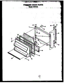 03 - Fz Door Parts parts for Amana Refrigerator GFS162/MN10 from AppliancePartsPros.com