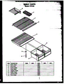 06 - Shelf Parts parts for Amana Refrigerator GFS162/MN10 from AppliancePartsPros.com
