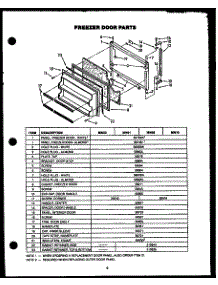 03 - Fz Door Parts parts for Amana Refrigerator GFS165/MN01 from AppliancePartsPros.com