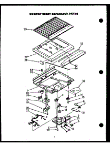 02 - Compartment Separator Parts parts for Amana Refrigerator GFS165/MN02 from AppliancePartsPros.com