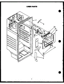 04 - Liner Parts parts for Amana Refrigerator GFS165/MN02 from AppliancePartsPros.com