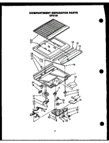 03 - Compartment Separator Parts parts for Amana Refrigerator GFS185/MN01 from AppliancePartsPros.com