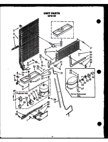 08 - Unit Parts parts for Amana Refrigerator GFS185/MN01 from AppliancePartsPros.com