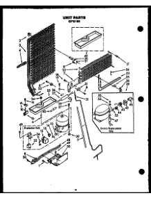 09 - Unit Parts parts for Amana Refrigerator GFS185/MN04 from AppliancePartsPros.com
