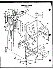 02 - Cabinet Parts parts for Amana Refrigerator GFS185/MN10 from AppliancePartsPros.com