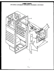 03 - Liner Parts parts for Amana Refrigerator GFS185MN01 / GFS185MN0 1 from AppliancePartsPros.com