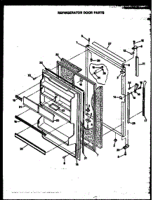 05 - Ref Door Parts parts for Amana Refrigerator GFS187/MN01 from AppliancePartsPros.com