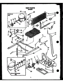 08 - Unit Parts parts for Amana Refrigerator GFS207/MN00 from AppliancePartsPros.com