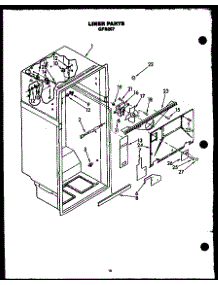 05 - Liner Parts parts for Amana Refrigerator GFS207/MN01 from AppliancePartsPros.com