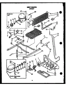 09 - Unit Parts parts for Amana Refrigerator GFS207/MN01 from AppliancePartsPros.com
