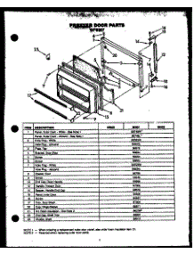 04 - Fz Door Parts parts for Amana Refrigerator GFS207/MN02 from AppliancePartsPros.com