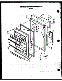 06 - Ref Door Parts parts for Amana Refrigerator GFS207/MN02 from AppliancePartsPros.com