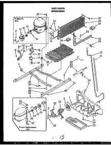07 - Unit Parts parts for Amana Refrigerator GFS207MN01 / GFS207MN0 1 from AppliancePartsPros.com
