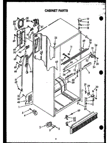 02 - Cabinet Parts parts for Amana Refrigerator GFS208 from AppliancePartsPros.com