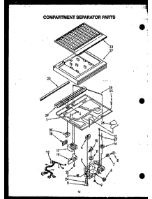 03 - Compartment Separator Parts parts for Amana Refrigerator GFS208 from AppliancePartsPros.com
