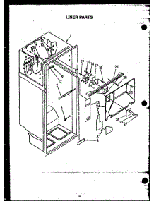 04 - Liner Parts parts for Amana Refrigerator GFS208 from AppliancePartsPros.com