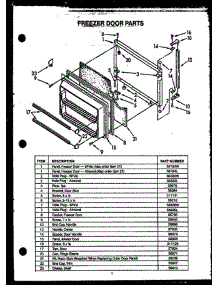05 - Page 1 parts for Amana Refrigerator GFS208 from AppliancePartsPros.com