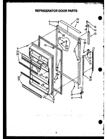 07 - Ref Door Parts parts for Amana Refrigerator GFS208 from AppliancePartsPros.com
