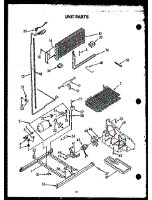 09 - Unit Parts parts for Amana Refrigerator GFS208 from AppliancePartsPros.com