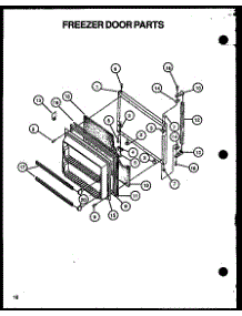 02 - Fz Door Parts parts for Amana Refrigerator GFS209-1L00 / GFS20901L00 from AppliancePartsPros.com