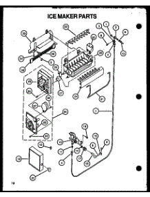 03 - Ice Maker Parts parts for Amana Refrigerator GFS209-1L00 / GFS20901L00 from AppliancePartsPros.com