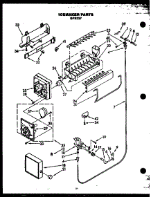 07 - Icemaker Parts parts for Amana Refrigerator GFS227/MN00 from AppliancePartsPros.com